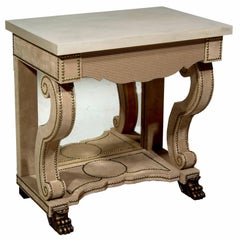 Maximus Bedside Table with Limestone Top