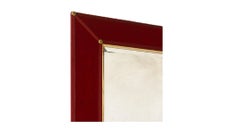 Claudius Velvet Antiqued Mirror