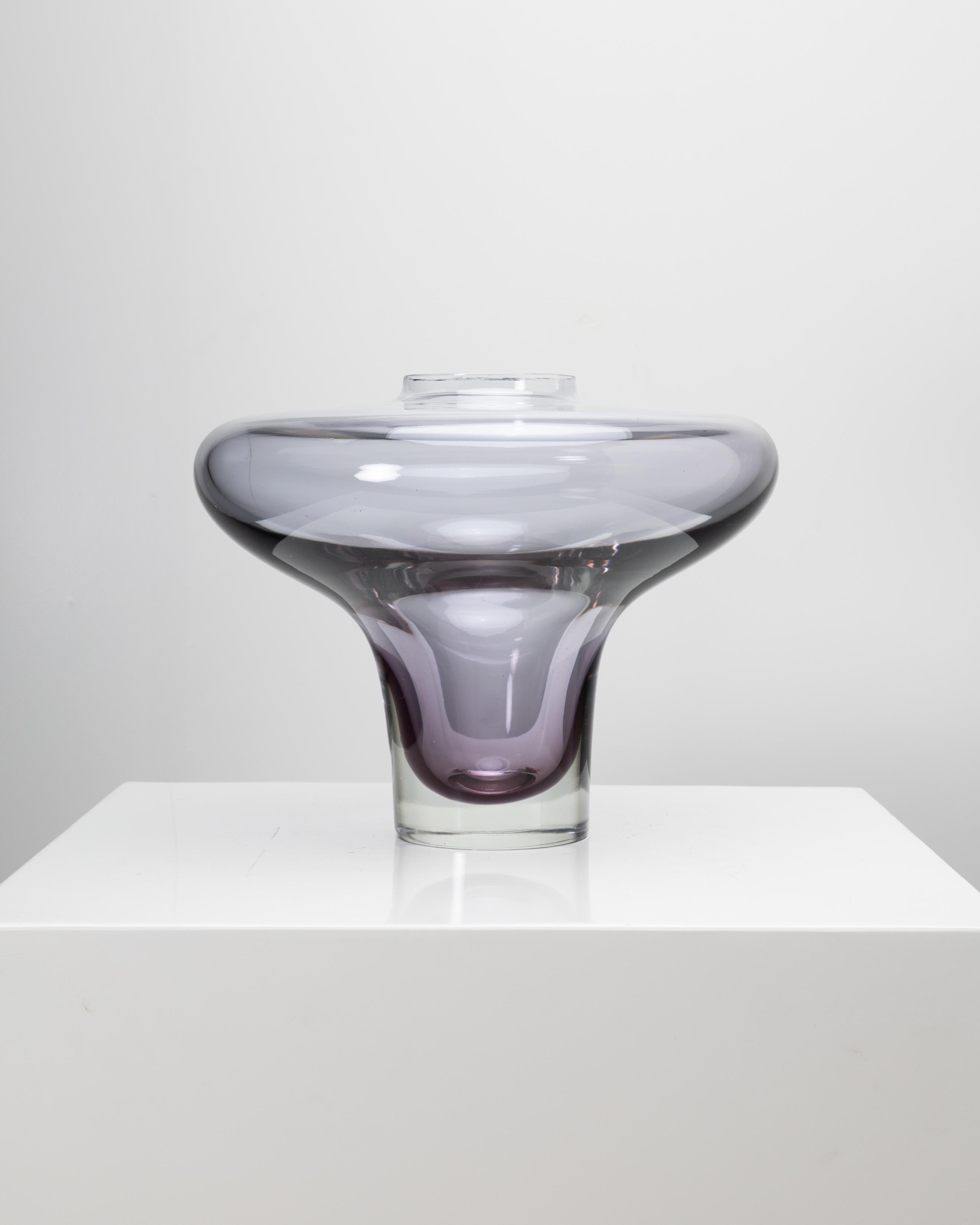 Mid-Century moderno Vaso in vetro di Murano di Mario Pinzoni in vendita
