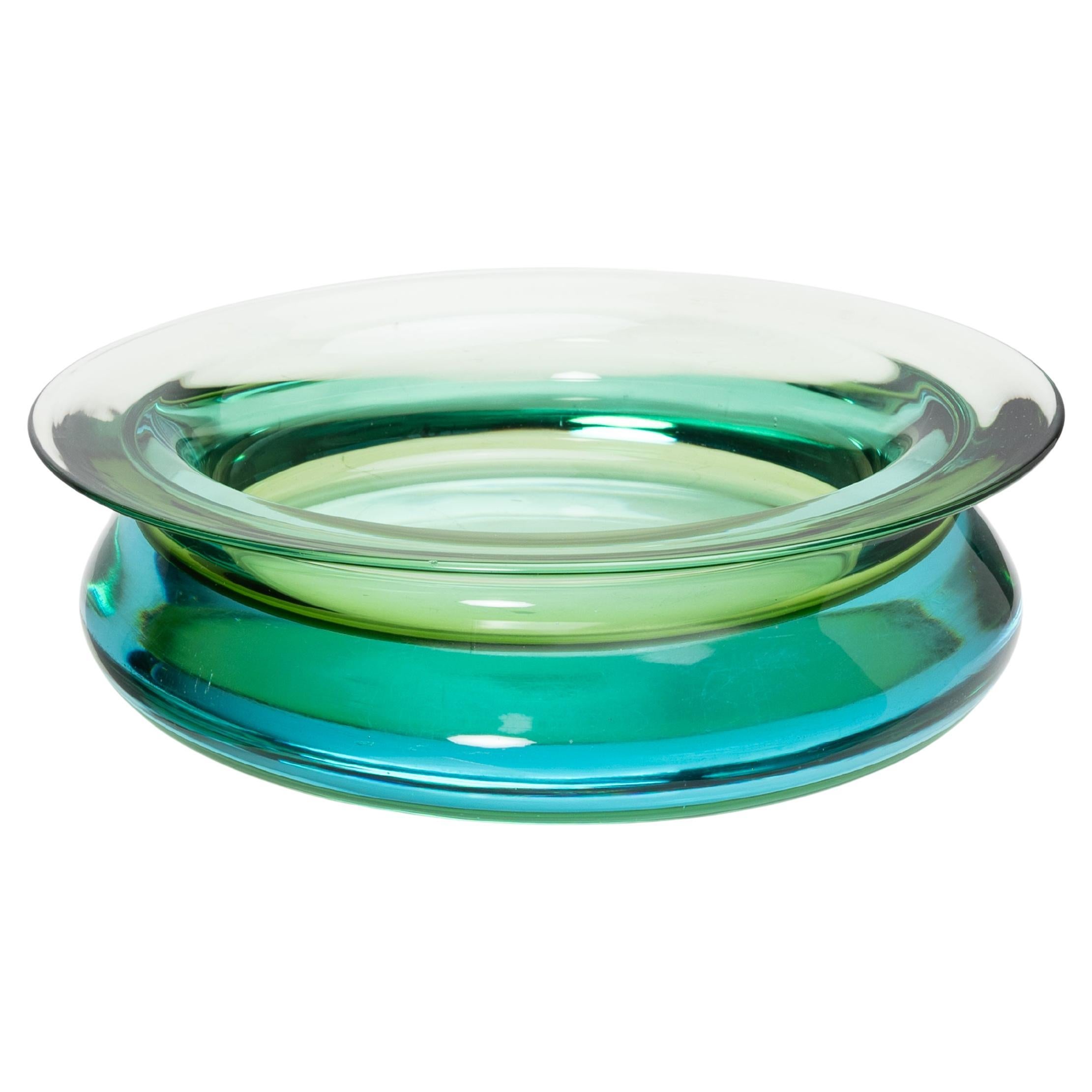 Vaso in vetro di Murano di Mario Pinzoni in vendita