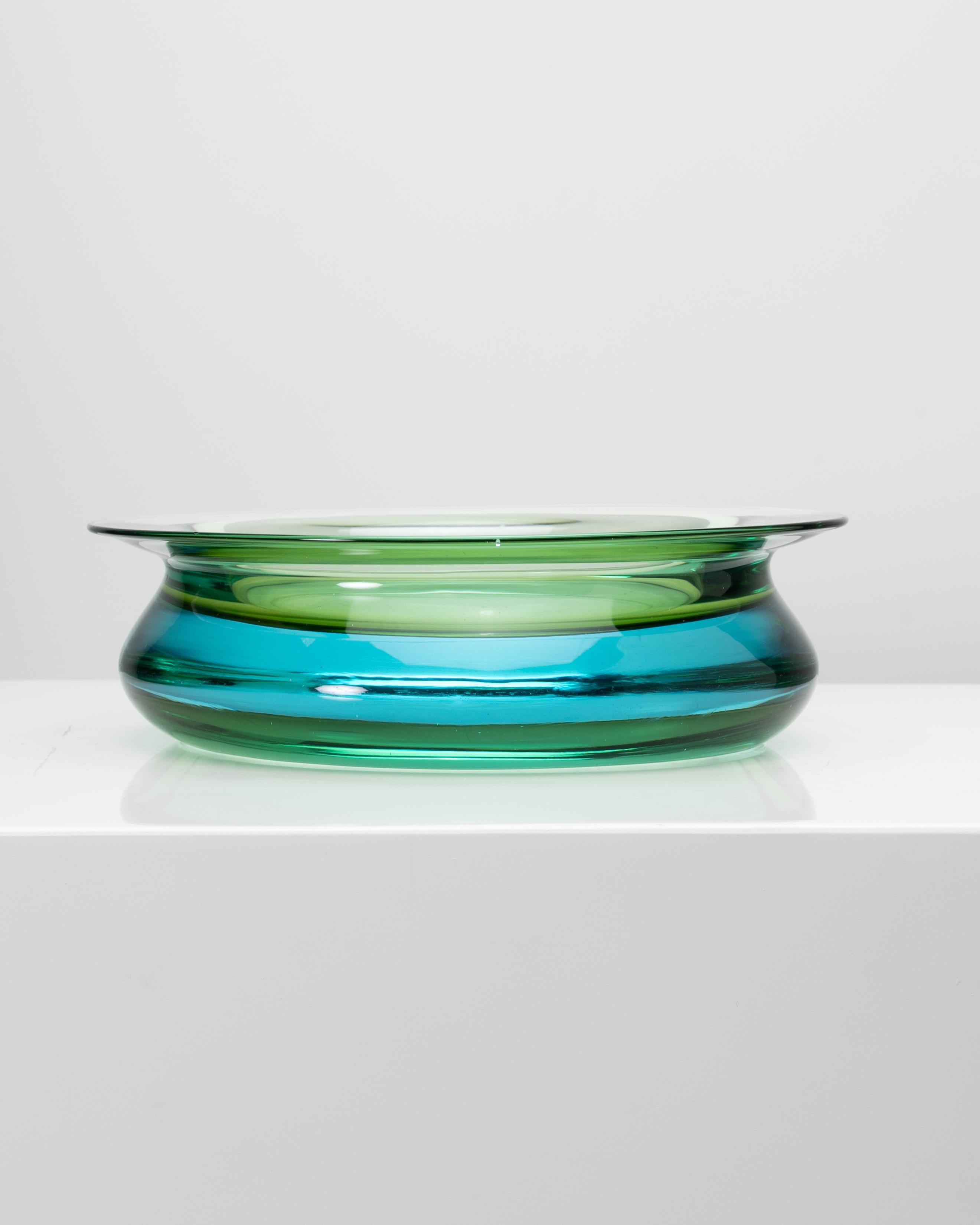 Mid-Century moderno Vaso in vetro di Murano di Mario Pinzoni in vendita