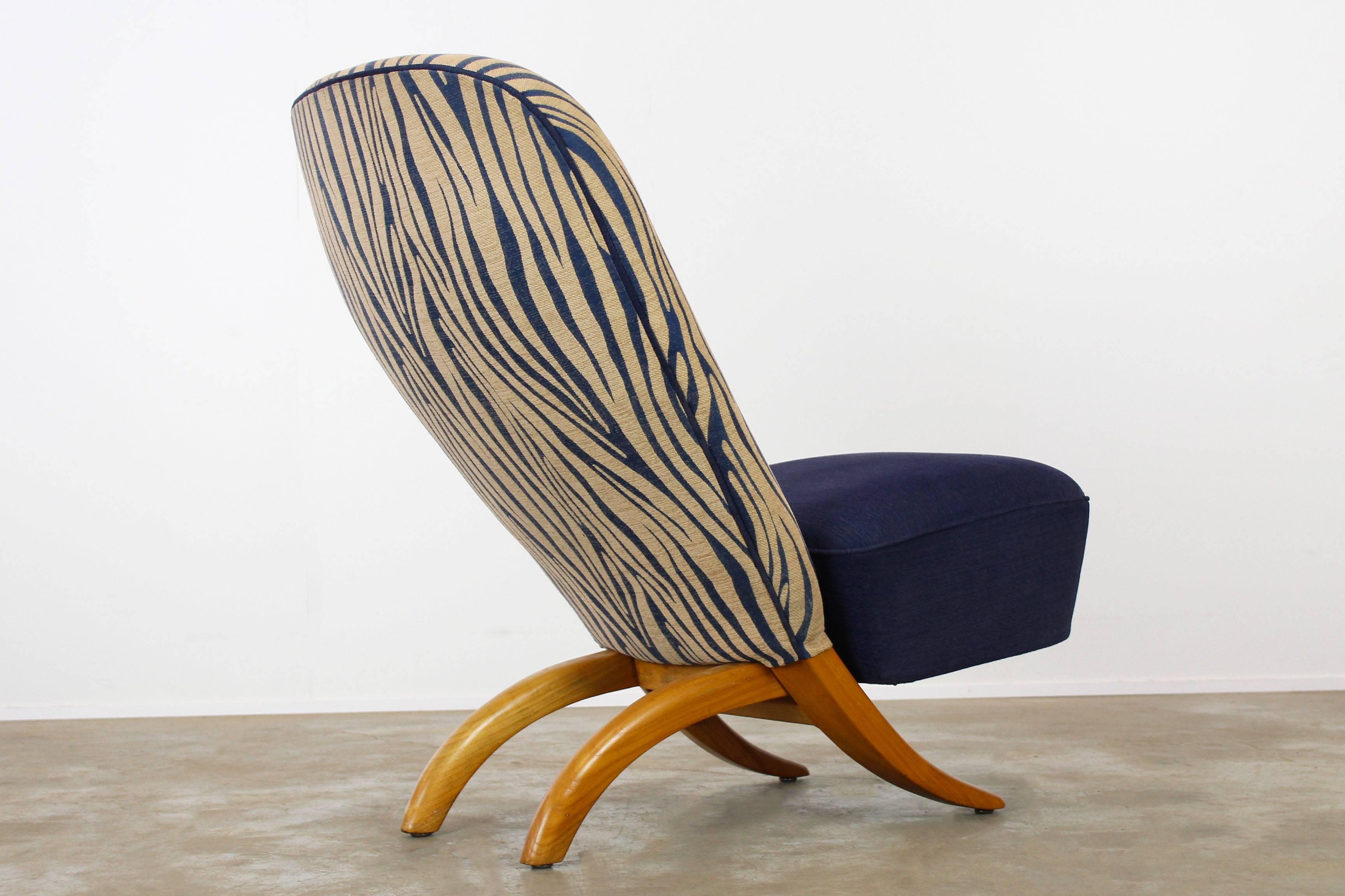 Dutch Design Congo Chair Designed by Theo Ruth for Artifort, 1950 2