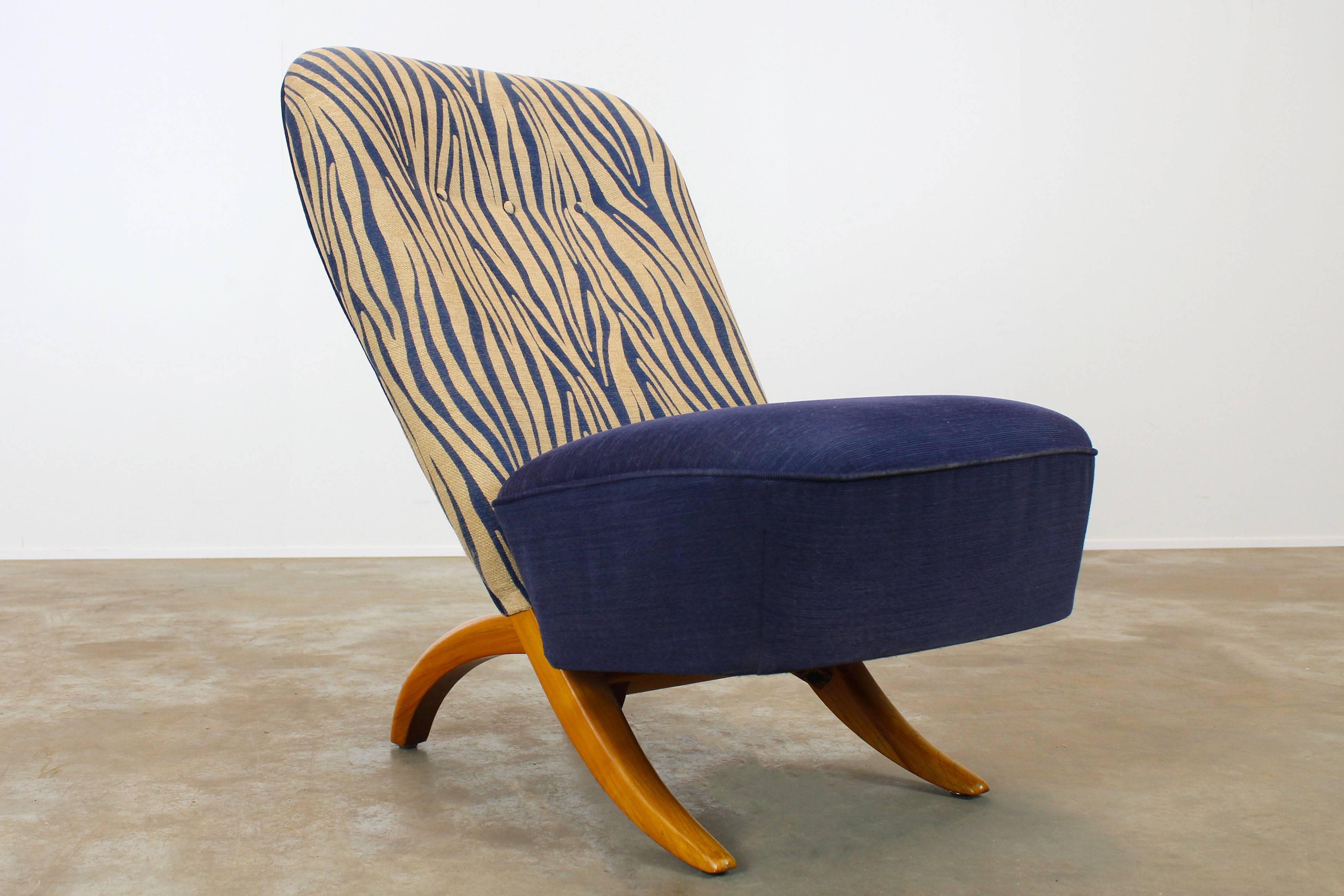 Dutch Design Congo Chair Designed by Theo Ruth for Artifort, 1950 3