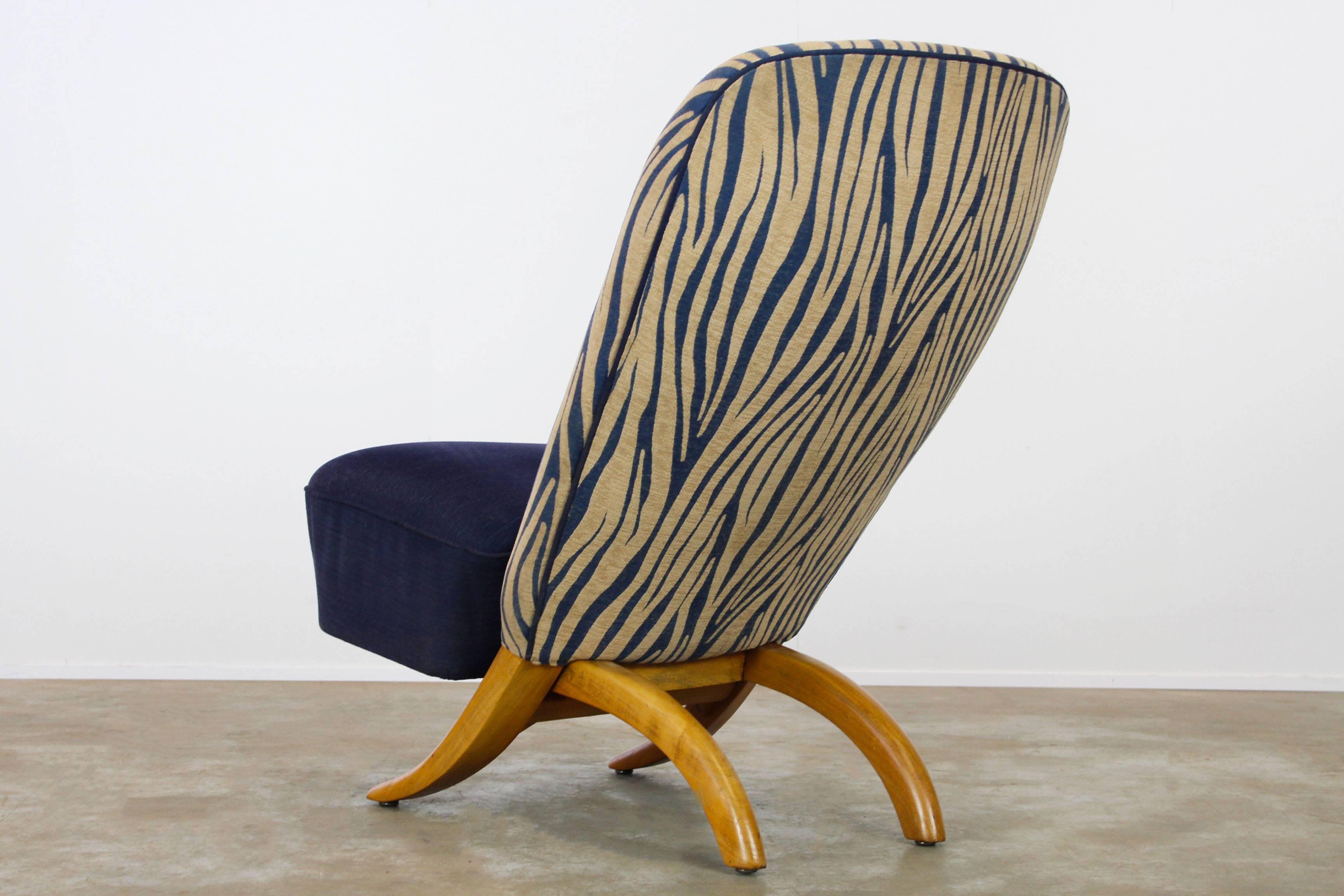 Dutch Design Congo Chair Designed by Theo Ruth for Artifort, 1950 4