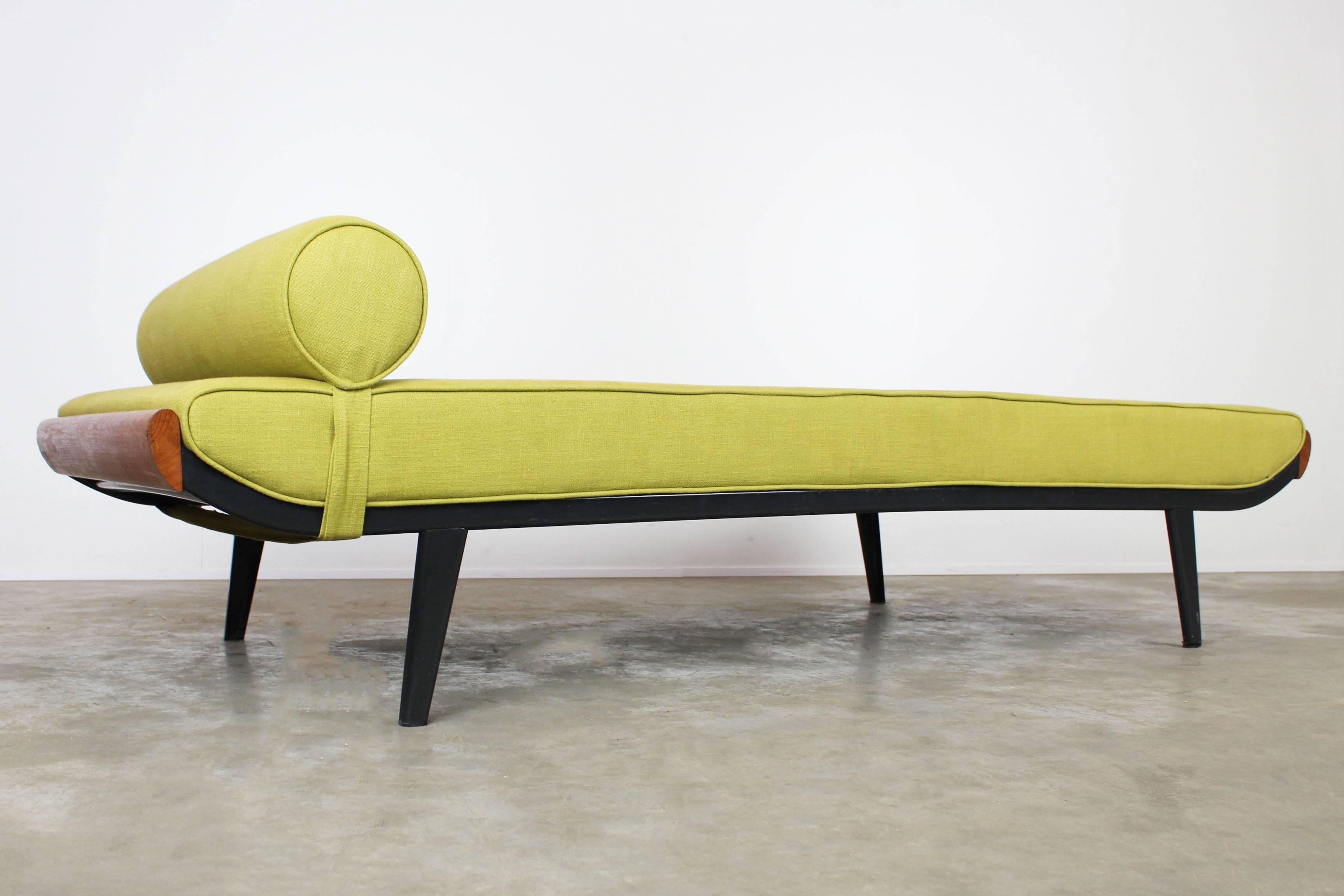 Mid-Century Modern Cleopatra Daybed by Dick Cordemeijer for Auping, 1953, Dutch Design Black Green