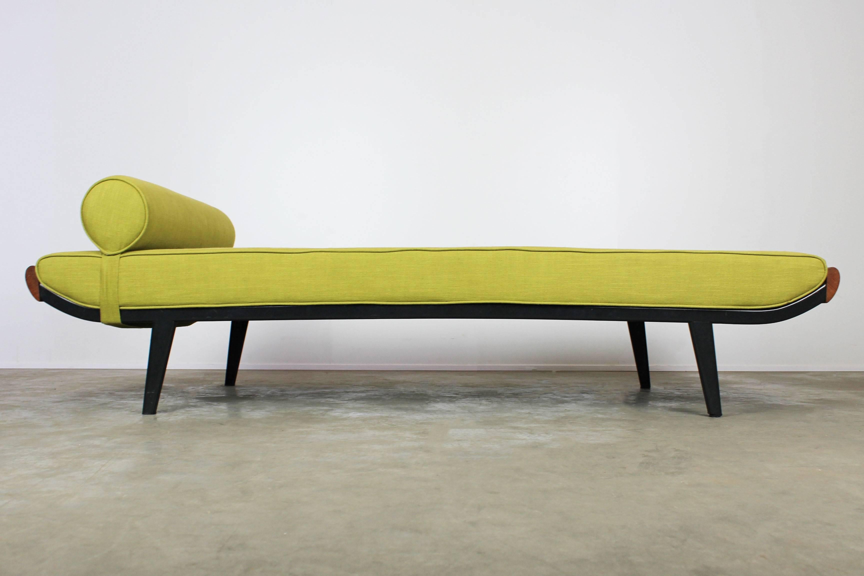 Metal Cleopatra Daybed by Dick Cordemeijer for Auping, 1953, Dutch Design Black Green