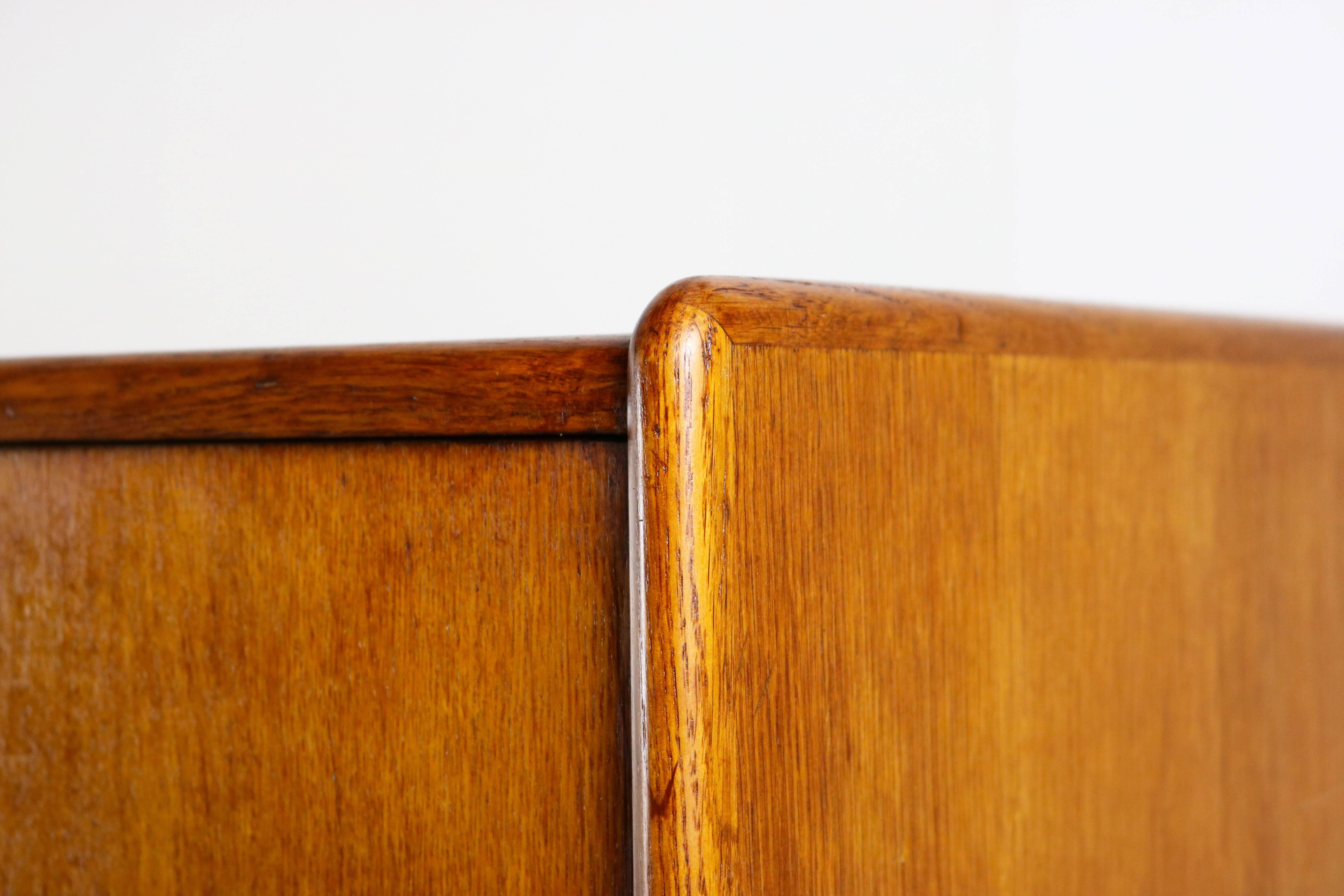 Dutch Rare Oak Series Secretaire by Cees Braakman for UMS Pastoe, 1948 Brown Beige