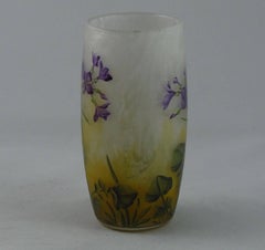 Art Nouveau Daum Glass Vase