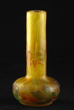 Art Nouveau Daum Cameo Glass Vase