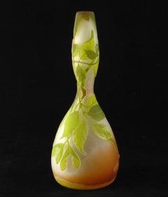 Art Nouveau Emile Galle Cameo Glass Vase