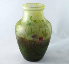 Art Nouveau Large Daum Vase