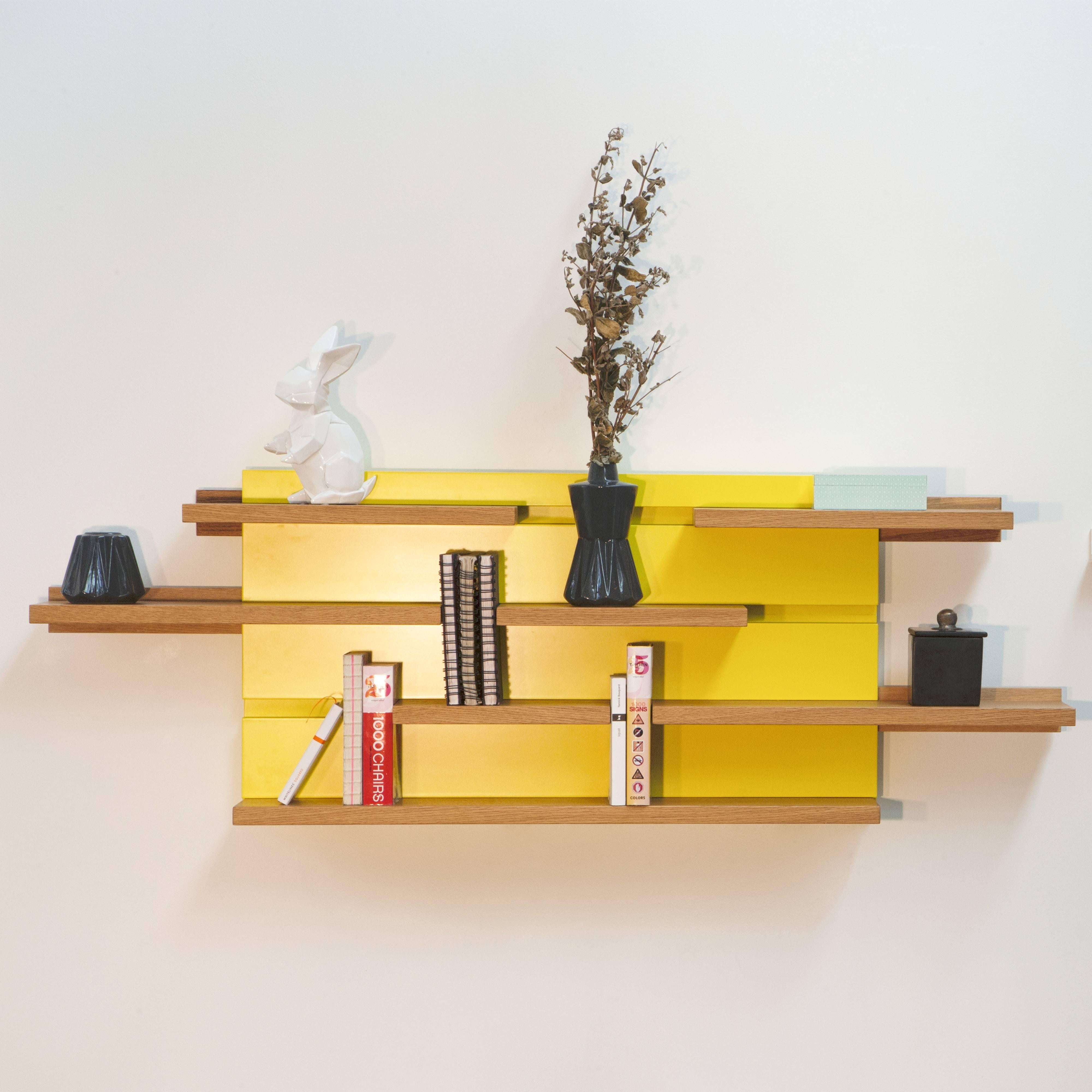 Sline is the long-awaited child of a mural shelf and a bookend.
Thanks to its simple and sliding lines, this is the new 2 in 1 your living room absolutely needs.
Just appropriate Sline to adapt it for your books and objects and give it the shape