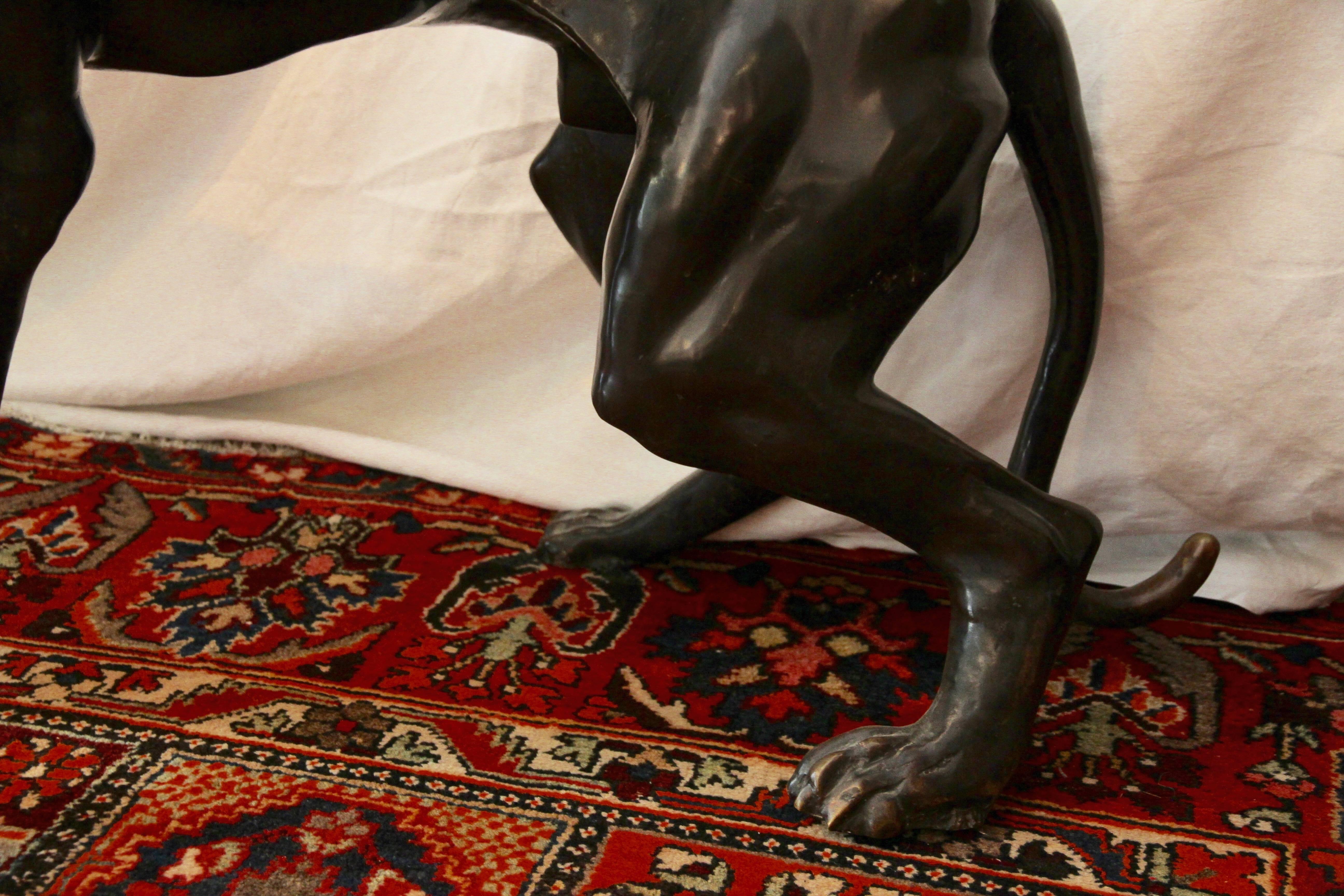 Pair of Bronze Dogs, 1960s-1970s For Sale 2