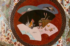 Pair of Japanese Cloisonné from the Later Meiji Period