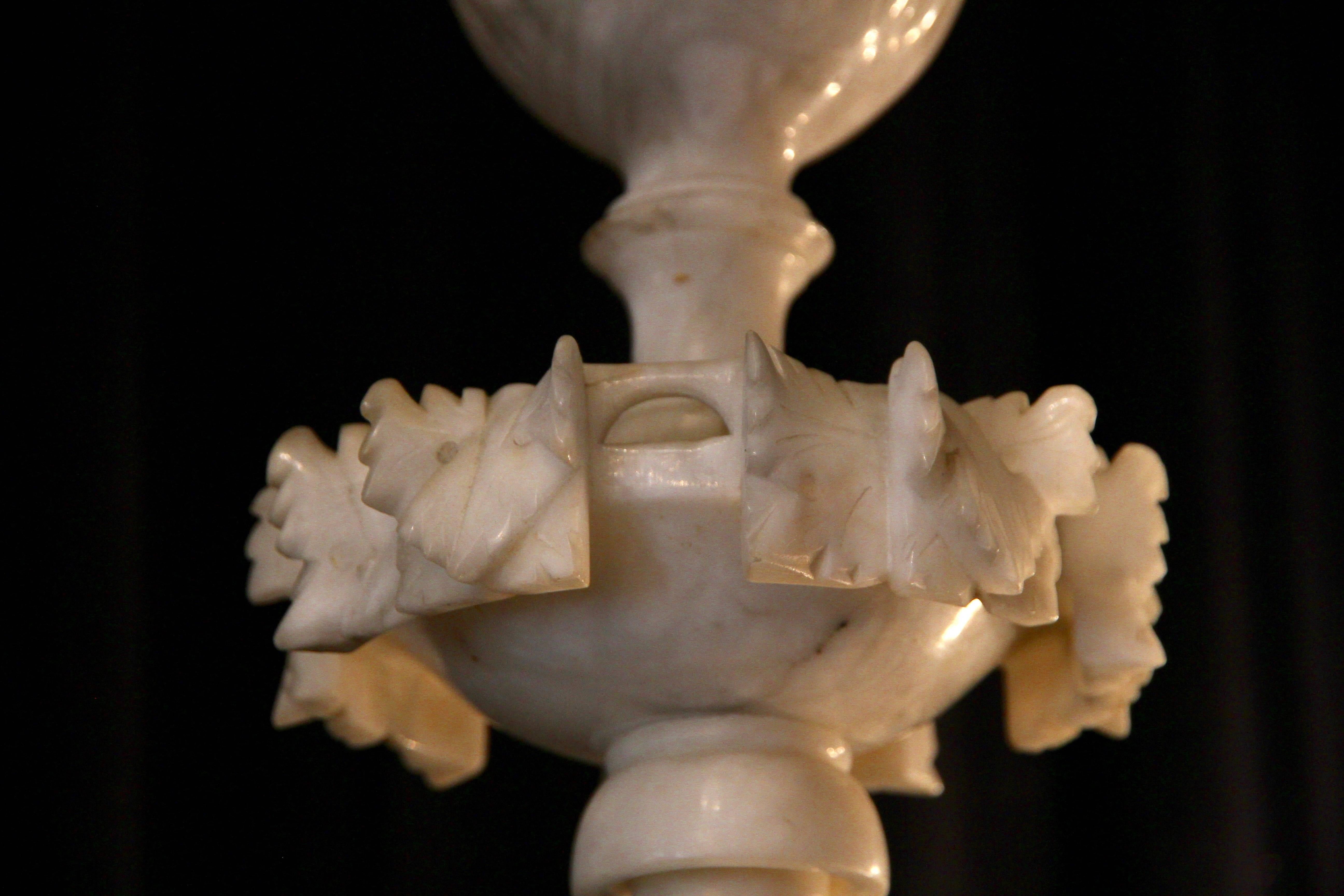 European Alabaster Centrepiece, 20th Century For Sale
