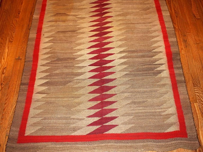 Handmade Antique NativeAmerican Navajo Rug, 1900s For Sale at 1stdibs