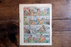 1949 French Fillette Magazine No. 172, Illustrated Adventure Cover - 2C193