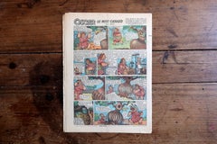 1950 French Fillette Magazine No. 185, Illustrated Adventure Cover - 2C198