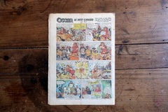 1950 French Fillette Magazine No. 189, Illustrated Adventure Cover - 2C199