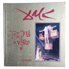 1975 Salvador Dalí Art Book, Tout Dalí en un Visage, by Luis Romero - 2C204