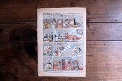 1951 French Fillette Magazine No. 240, Miss Fiérotte Train Cover - 2C220