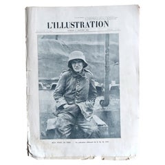 1950 French Fillette Magazine No. 197, Illustrated Adventure Cover - 2C224