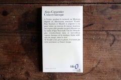 1976 Alejo Carpentier Concert Baroque, French Folio Paperback - 2C232