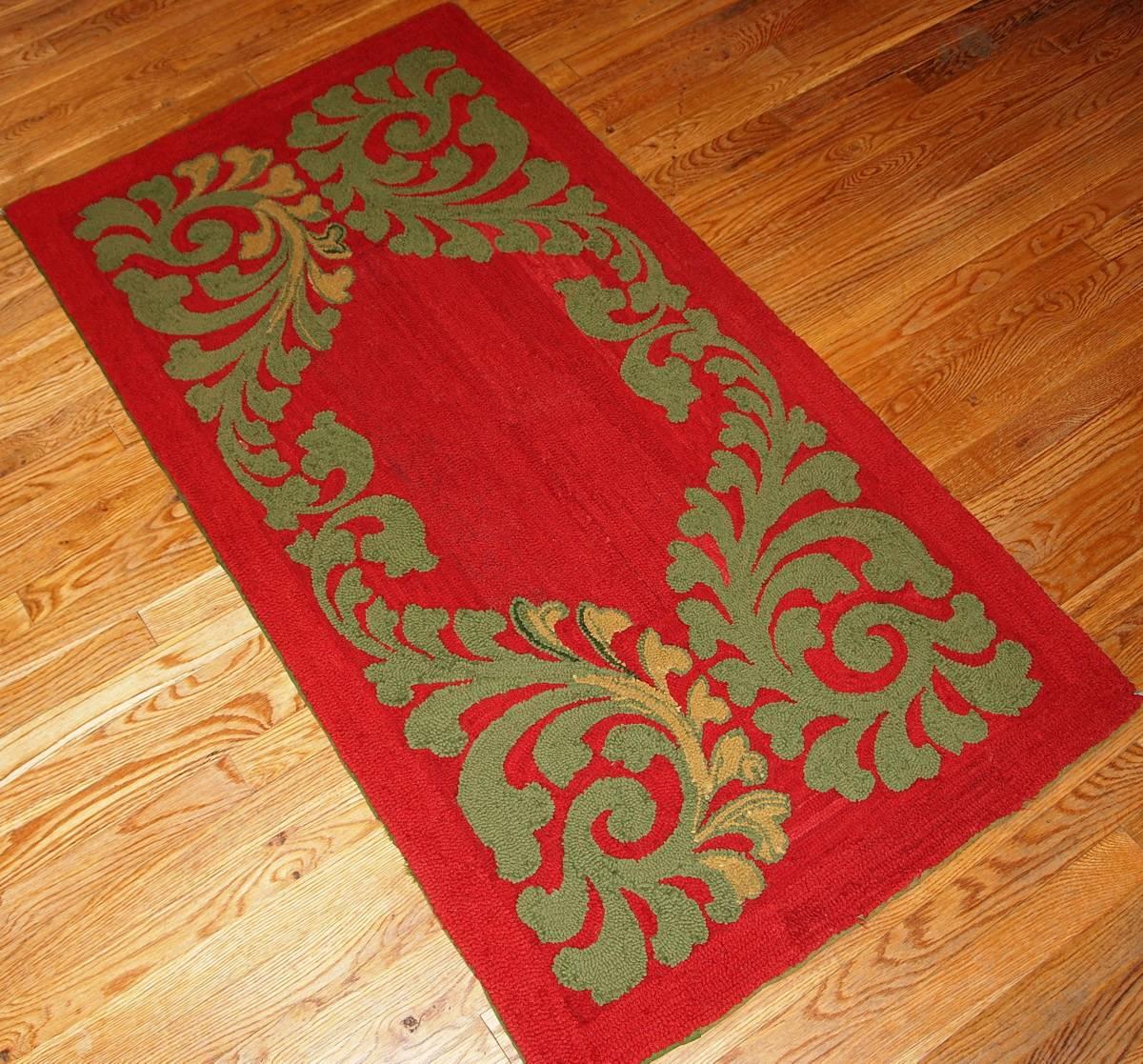 Tapis à capuche primitif américain ancien fait à la main, années 1920, 1B182 Bon état - En vente à Bordeaux, FR