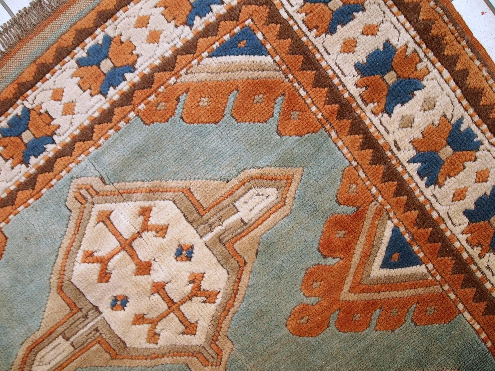 Handgefertigter kaukasischer Kazak-Teppich, 1970er Jahre, 1C324 (Handgeknüpft) im Angebot