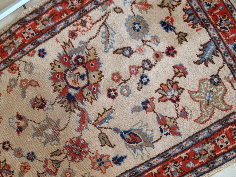Handmade Vintage Pakistani Lahore Rug, 1950s For Sale at 1stdibs