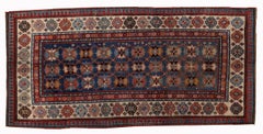 Tappeto antico caucasico Talish fatto a mano, 1880, 1B514