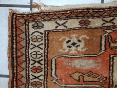 Handmade Vintage Turkish Oushak Runner, 1940s, 1C520