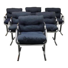 Jerry Johnson Landes Manufacturing Company Sling Chairs, Set of Six