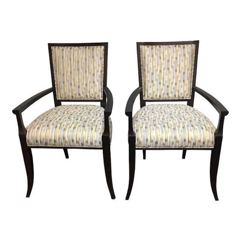 Pair of Hickory Chair Co. Nicole Armchairs