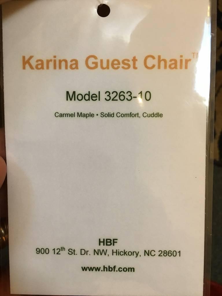 Velvet Karina Guest Chair for HBF