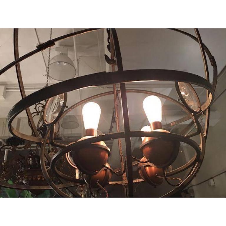 Contemporary Jules V Collection Chandelier by Jefferson Mack Metalworks
