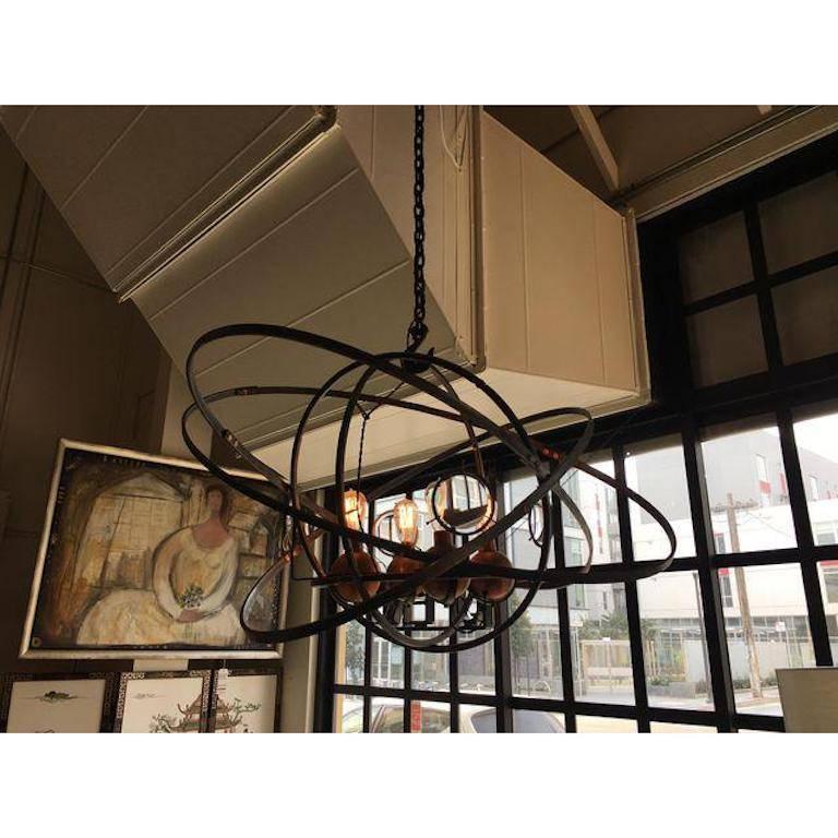 Jules V Collection Chandelier by Jefferson Mack Metalworks 1