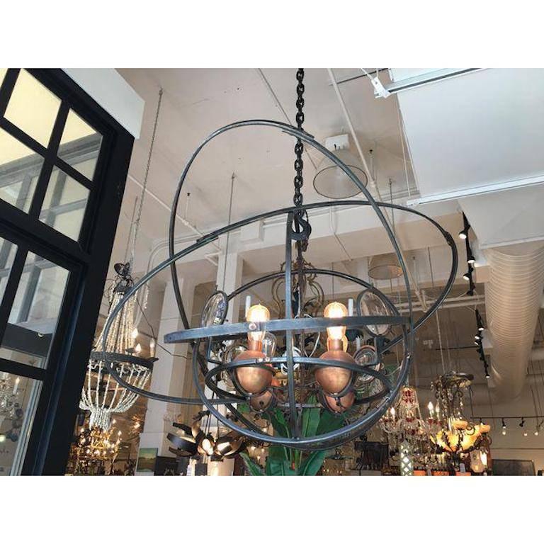 Jules V Collection Chandelier by Jefferson Mack Metalworks 2