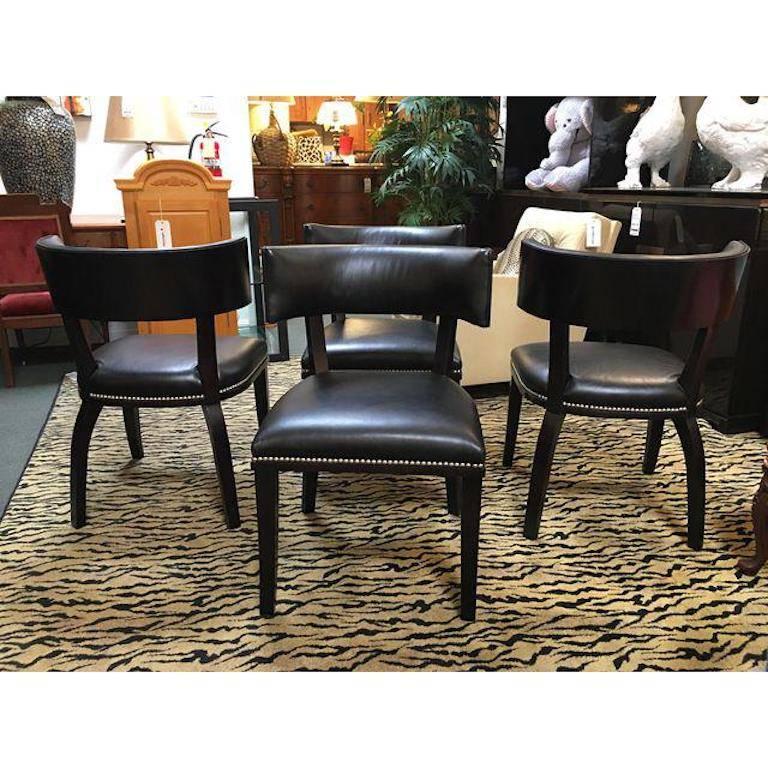 Set of Four Ralph Lauren Clivedon Dining Chairs at 1stdibs