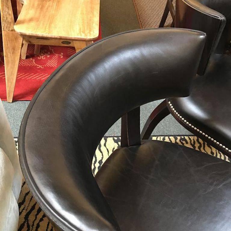 American Set of Four Ralph Lauren Clivedon Dining Chairs