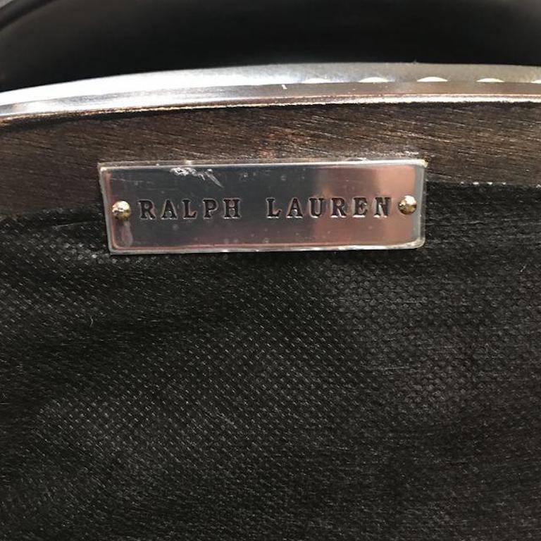 Leather Set of Four Ralph Lauren Clivedon Dining Chairs