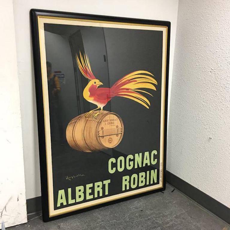 cognac albert robin vintage poster