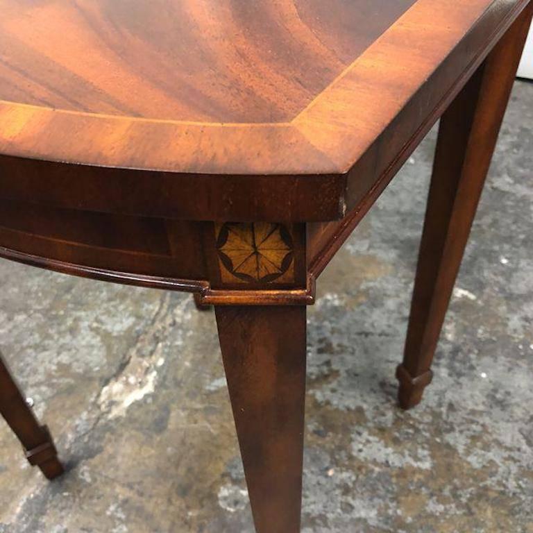 Pair of Maitland-Smith Mahogany Nesting Tables In Good Condition In San Francisco, CA