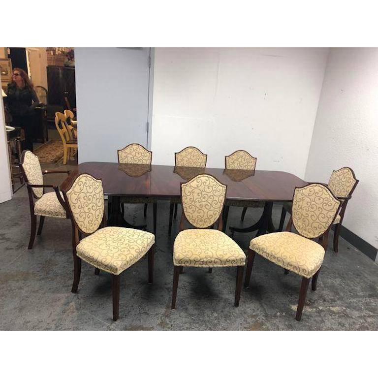 William Tillman Dining Table and Eight Chairs 2