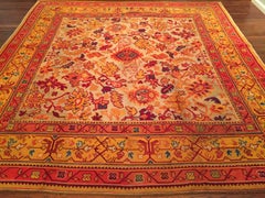 Late 19th Century Antique Turkish Oushak Rug