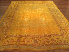Late 19th Century Antique Turkish Oushak Rug