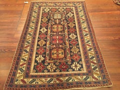 Late 19th Century Antique Caucasian Kuba Rug