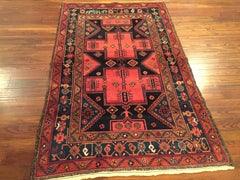 Mid-20th Century Antique Persian Zanjan Rug