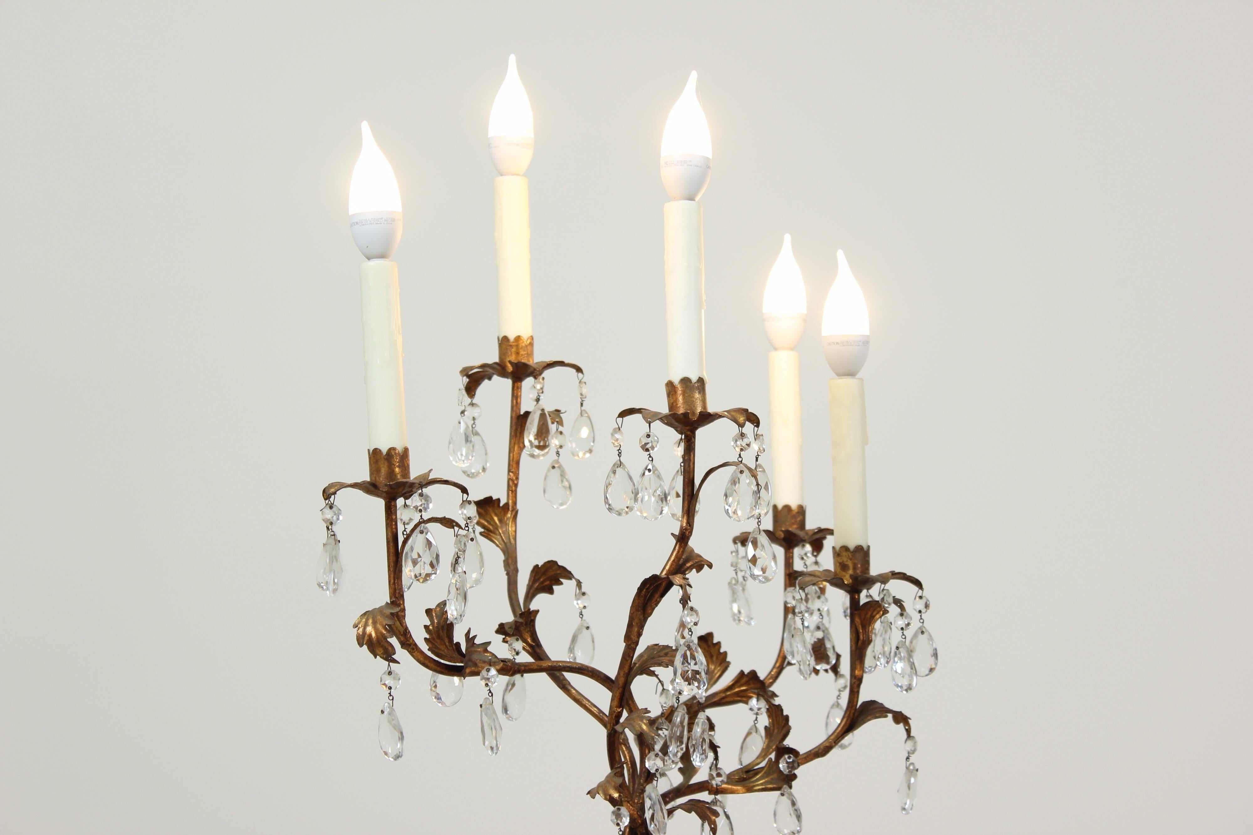 Pair of Italian Cherub Candelabra 2