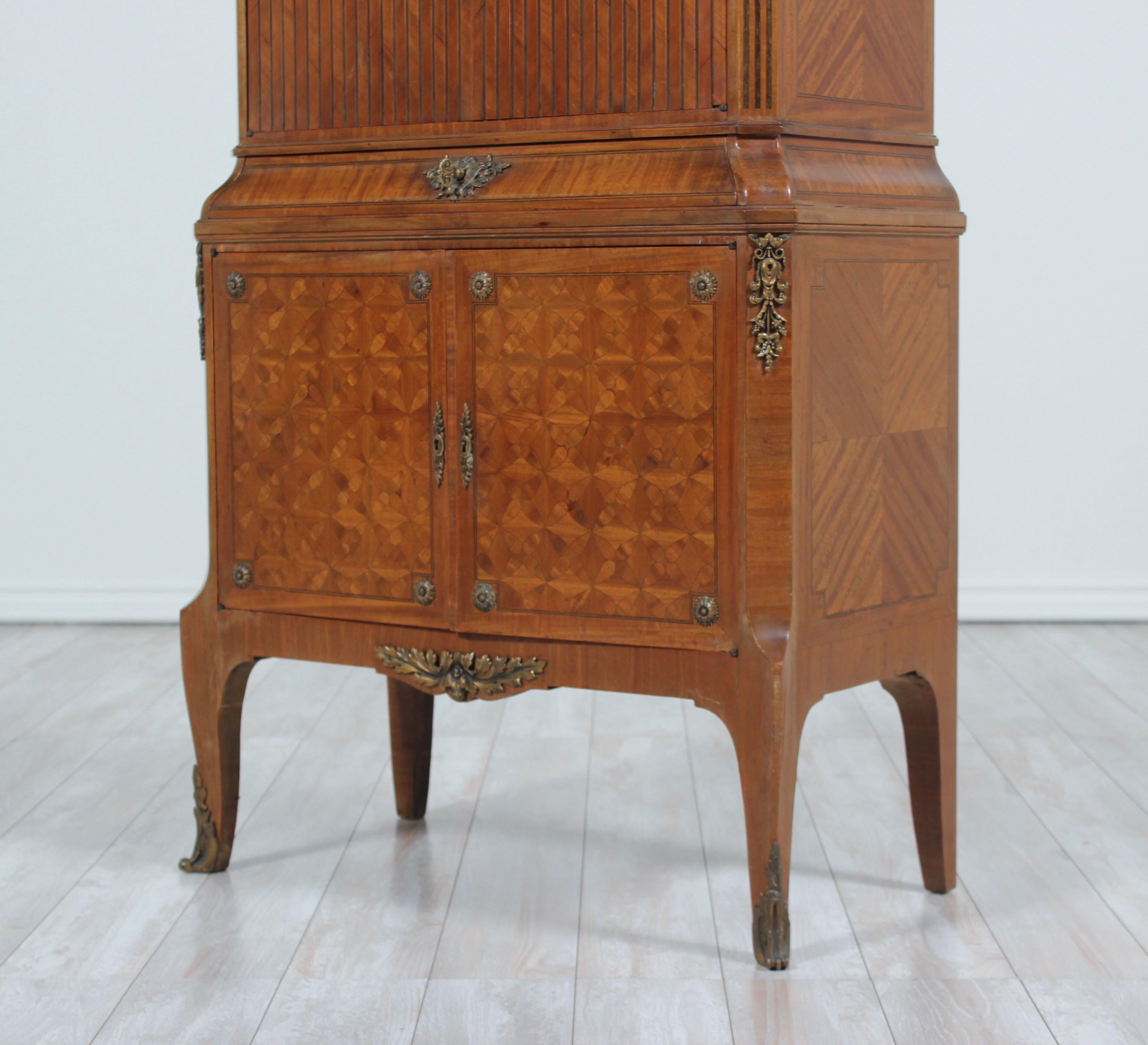 Early 20th Century French Louis XV Marquetry Cabinet